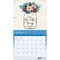 Brush Dance; Love the Journey | 2027 13.75 x 24 Inch (Hanging) Monthly Deluxe Wall Calendar | Featuring the Artwork of Jo Moulton | Linen Envelope | Foil Stamped Cover; Category:Wall Calendars; Image:5